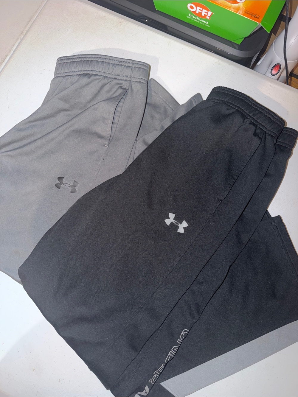 Under Armour Kids' Joggers in Black and Gray - Athletic Sweatpants